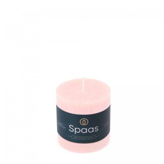 4A Table candle Rustic | Colour: Pink | Diameter 7 centimeter | Length 7 centimeter | Per 8 candles