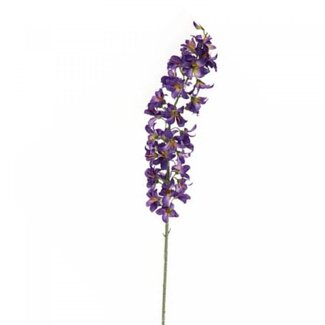 4A Ridderspoor Kunstbloem | Kleur: Paars | Delphinium Kunstbloemen | Lengte ± 120 centimeter | Per 12 kunstbloemen