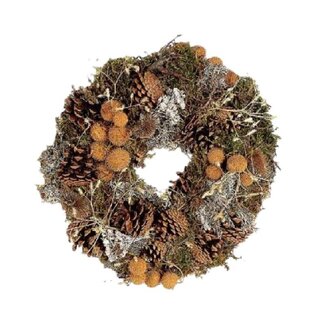 4A Parana Krans | Kleur: Bruin | Diameter 35 centimeter | Per krans
