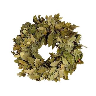 4A Quercus Eikenblad Krans | Kleur: Groen | Diameter 35 centimeter | Per krans
