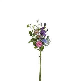 4A Bouquet Fleurs artificielles | Couleur: Couleurs mélangées | Hauteur ± 70 centimeter | Par bouquet