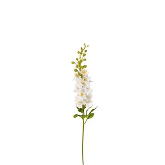 4A Violier fleur artificielle | Couleur: Blanc naturel | Matthiola fleurs artificielles | Longueur ± 87 centimeter | Par 6 fleurs artificielles
