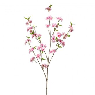 4A Fleur de cerisier Fleur artificielle | Couleur: Rose | Fleur de cerisier | Longueur ± 120 centimeter | Par 2 fleurs artificielles