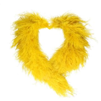 4A Lao Gras Wreath Heart | Colour: Yellow | Diameter 40 centimeter | Per wreath