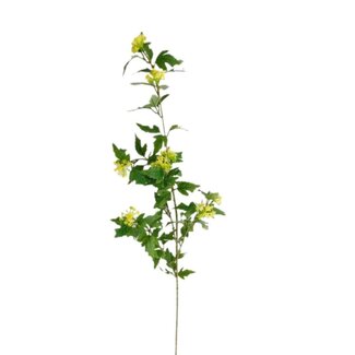 4A Eukalyptus Kunstzweig | Farbe: Gelb | Länge ± 90 centimeter | Pro 6 Kunstzweige