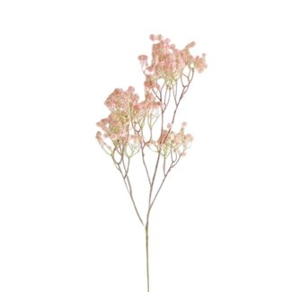 4A Gypsophile Fleur artificielle | Couleur: Rose clair | Gypsophilia Fleurs artificielles | Longueur ± 85 centimeter | Par 10 fleurs artificielles