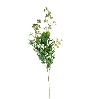 4A Plante grasse Fleur artificielle | Couleur: Blanc naturel | Fleurs artificielles de sedum | Longueur ± 90 centimeter | Par 10 fleurs artificielles