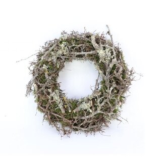 4A Bonsai Larix Wreath | Colour: Grey | Diameter 45 centimeter | Per wreath