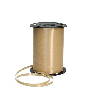 4A Krullint 032 | Kleur: Lichtbruin | Breedte 5 millimeter | Lengte 500 meter | Per rol