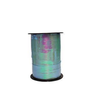 4A Ruban frisé Irisé | Couleur: Bleu | Largeur 10 millimeter | Longueur 250 meter | Par rouleau