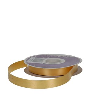 4A Polyseta Lint | Kleur: Goudkleurig | Breedte 19 millimeter | Lengte 91 meter | Per rol