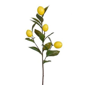 4A Lemon Artificial Plant | Colour: Yellow | Length ± 72 centimeter | Per 12 artificial plants