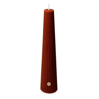 4A Obelisk Kerze | Farbe: Bordeauxrot | Durchmesser 4.5 centimeter | Höhe 25 centimeter | Brenndauer 25 uur | Pro 6 Kerzen