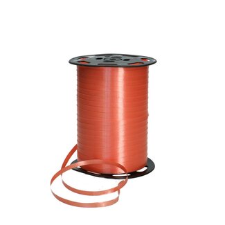 4A Ruban frisé 019 | Couleur: Saumon | Largeur 5 millimeter | Longueur 500 meter | Par rouleau