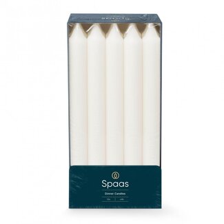 4A Table candle | Colour: Natural White | Diameter 2.1 centimetre | Length 24 centimetre | Per 10 candles