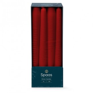 4A Gothic Candle | Colour: Red | Diameter 2.3 centimetre | Length 25 centimetre | Per 8 candles