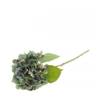 4A Hortensia Fleur artificielle | Couleur: Bleu | Hydrangea fleurs artificielles | Longueur ± 55 centimeter | Par 4 fleurs artificielles