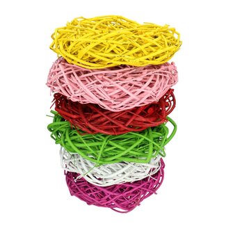 4A Kornelkirschenkranz | Farbe: Gemischte Farben | Cornus Zweige Kranz | Durchmesser 30 centimeter | Pro 6 Kränze