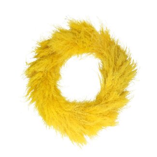 4A Lao Gras Kranz | Farbe: Gelb | Durchmesser 40 centimeter | Pro Kranz