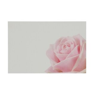4A Label card “Rose Pink” | Colour: Natural White | Width 9 centimetre | Height 6 centimetre | Per 50 labels