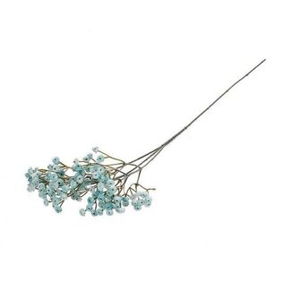 4A Gypsophila Artificial Flower | Colour: Light blue | Gypsophilia Artificial Flowers | Length ± 68 centimetre | Per 6 artificial flowers