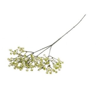 4A Gypsophile Fleur artificielle | Couleur: Vert clair | Gypsophile fleurs artificielles | Longueur ± 68 centimeter | Par 6 fleurs artificielles