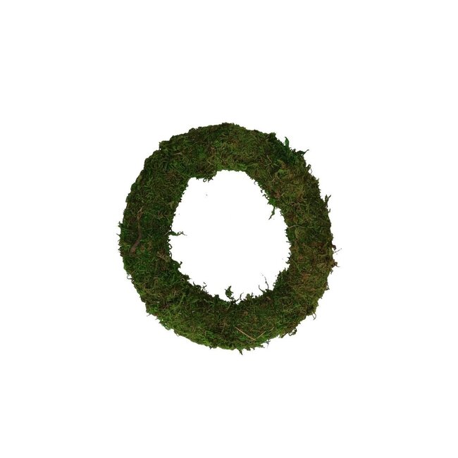 Mos Krans | Kleur: Groen | Diameter 20 centimeter | Per 12 kransen
