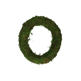 4A Mos Krans | Kleur: Groen | Diameter 25 centimeter | Per 12 kransen