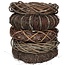 Stapel Kransen Assortiment | Kleur: Natuurlijk Grijs Bruin | Diameter 30 centimeter | Per 5 kransen