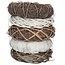 Stack Wreaths Assortment | Colour: Naturally Mixed Colours | Diameter 30 centimeter | Per 5 wreaths