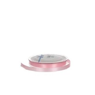 4A Ruban Satiné | Couleur: Rose | Largeur 10 millimeter | Longueur 25 meter | Par rouleau