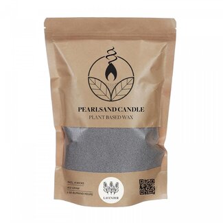 4A Kaars Pearlsand 400gr+4lont Lavender
