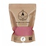 Pearlsand Kaarsvet "Rose" + 4 lonten | Kleur: Lichtroze | Plantaardige Was | Inhoud 400 gram | Per zak