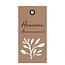 Card Label with French text “Anniversaire” | Colour: Light brown | Width 5 centimeter | Height 10 centimeter | Per 20 labels