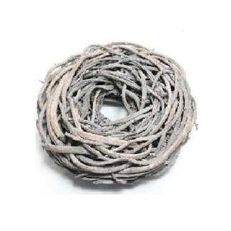 4A Crazyvine Wreath | Colour: Grey | Diameter 38 centimeter | Per wreath