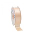Satinband | Farbe: Lachsfarben | Breite 25 Millimeter | Länge 25 Meter | Pro Rolle
