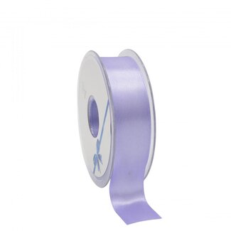 4A Ruban satin | Couleur: lilas | Largeur 25 millimeter | Longueur 25 meter | Par rouleau