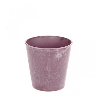 4A Plastique Mélamine Pot de fleurs Pot pour plante | Couleur: Violet | Diamètre 11 centimeter | Hauteur 10.5 centimeter | Par 10 pots de fleurs