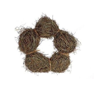 4A Hooi Krans | Kleur: Bruin | Diameter 30 centimeter | Per krans