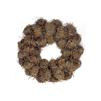4A Hooiballen Krans | Kleur: Bruin | Diameter 30 centimeter | Per krans