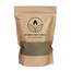 Pearlsand Kaarsvet + 4 lonten | Kleur: Groen | Plantaardige Was | Inhoud 400 gram | Per zak