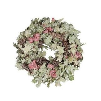 4A Red Berry Wreath | Colour: Green | Diameter 30 centimeter | Per wreath