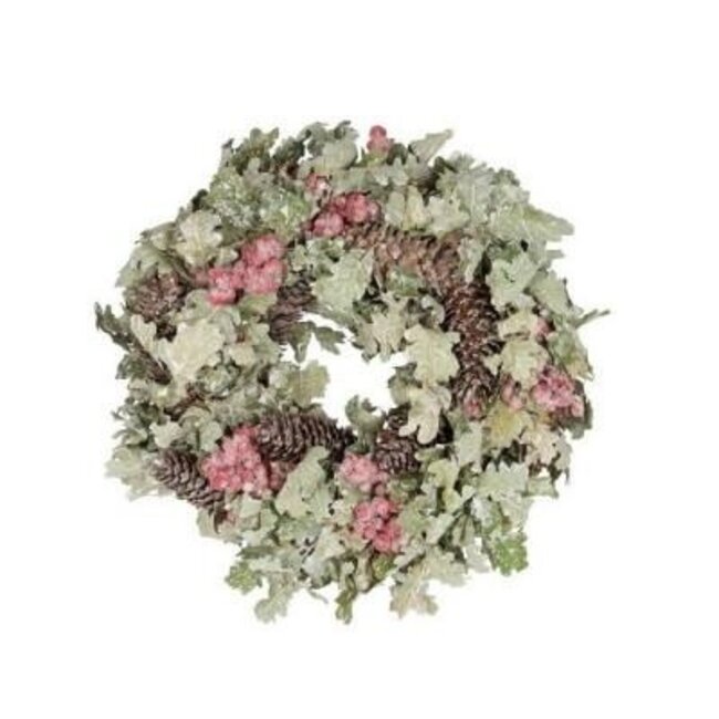 Rode Bessen Krans | Kleur: Groen | Diameter 30 centimeter | Per krans