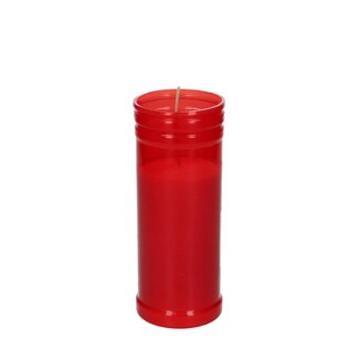 4A Grablicht Kerze | Farbe: Rot | Durchmesser 6 Zentimeter | Höhe 15 Zentimeter | Pro 24 Kerzen
