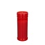 Graflicht Kaars | Kleur: Rood | Diameter 6 centimeter | Hoogte 15 centimeter | Per 24 kaarsen