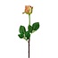 Rose artificial flower | Colour: Cream-coloured | Roses artificial flowers | Length ± 46 centimetre | Per 24 artificial flowers