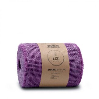 4A Jute Ribbon | Colour: Lavender | Width 150 millimeter | Length 10 meter | Per roll