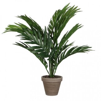 4A Palmier doré Plante artificielle avec pot | Couleur: Vert | Palmier d'arec Plante artificielle | Diamètre ± 11 - 60 centimètre | Hauteur ± 45 centimètre | Par 6 plantes artificielles