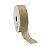 Jute Ribbon | Colour: Light brown | Width 25 millimetre | Length 10 metre | Per roll
