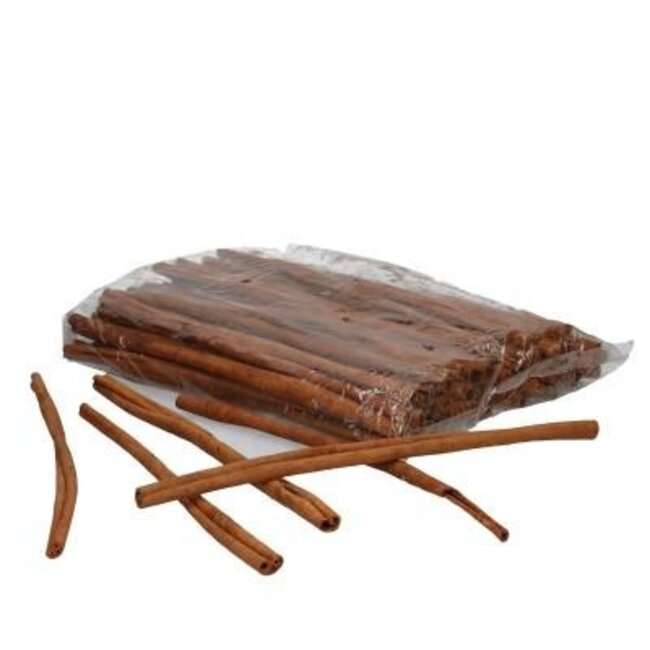 Droogvrucht Kaneelstok | Kleur: Bruin | Lengte 30 centimeter | Per 500 gram